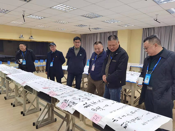 学院纪念毛泽东诞辰130周年系列活动——毛泽东诗词书法比赛成功举办